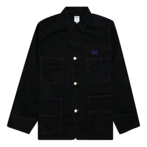 Eaton Black Suede Bomber Jacket
