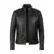 Adornica Black Leather Biker Jacket