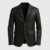 Alyson Black Leather Blazer
