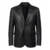 Daron Black Leather Blazer