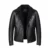 Alberto Shearling Black Leather Jacket