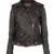 Alison Brown Leather Biker Jacket