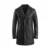 Brawnton Black Leather Coat
