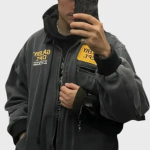 Recreation Gallery Dept Mechanic Navy Blue Bomber Jacket