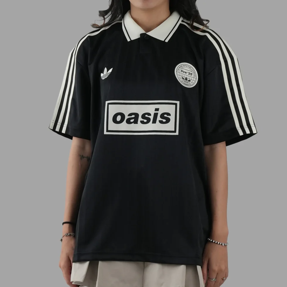 Adidas X Oasis Tour Jacquard Jersey Black