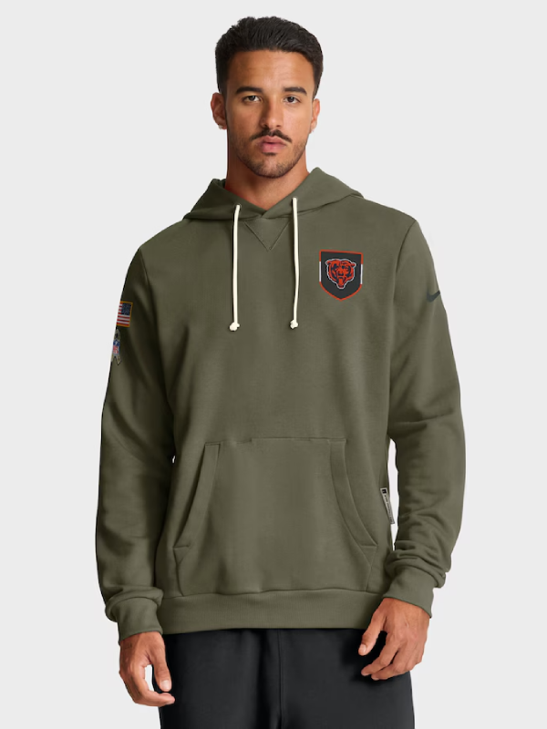 Chicago Bears 2025 Salute To Service Hoodie