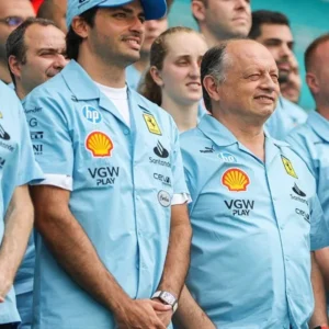 Ferrari Racing Blue Miami Grand Prix Shirt
