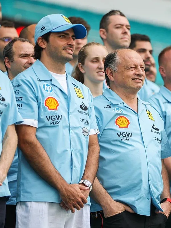 Ferrari Racing Blue Miami Grand Prix Shirt