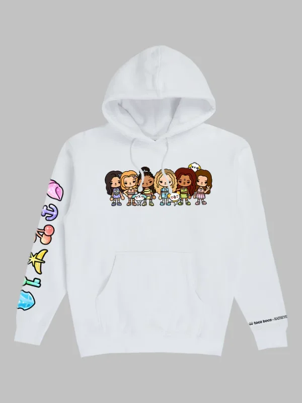 KATSEYE x Toca Boca White Hoodie