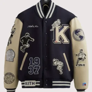 Kith CUNY Queens College Golden Bear Varsity Jacket