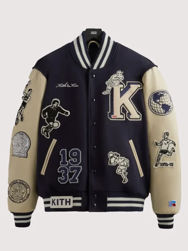 Kith CUNY Queens College Golden Bear Varsity Jacket