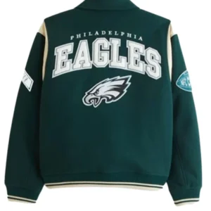 NFL Philadelphia Eagles Abercrombie Varsity Bomber Jacket