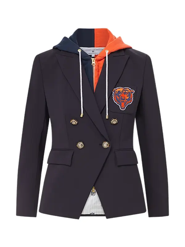 NFL x Veronica Beard Chicago Bears Dickey Jacket