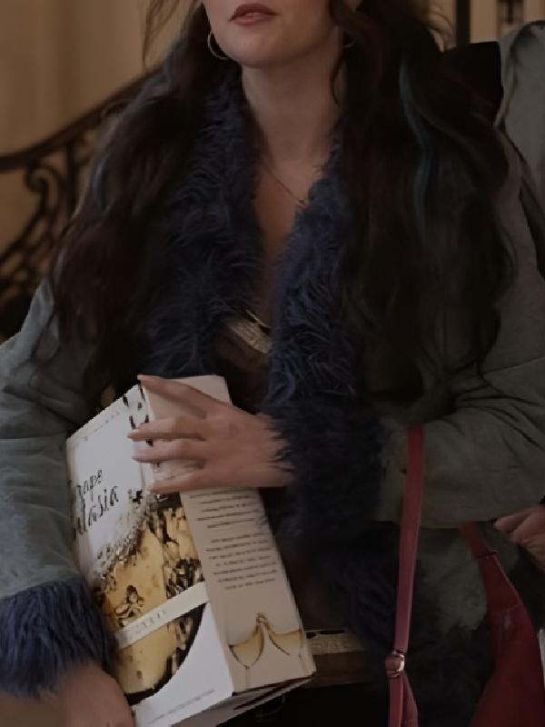 Inspired By Selena Gomez Only Murders in The Building S05 Grey Suede Jacket