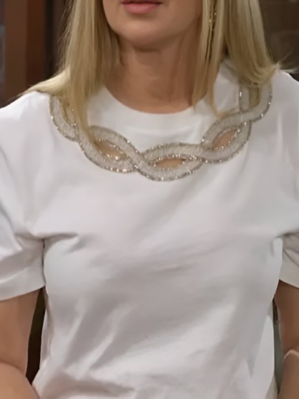 Inspired by The Young And The Restless 2026 Sharon Newman Embellished T-Shirt