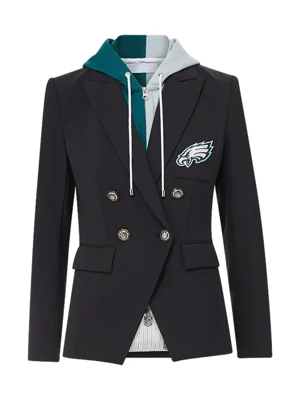 NFL x Veronica Beard Philadelphia Eagles Dickey Jacket