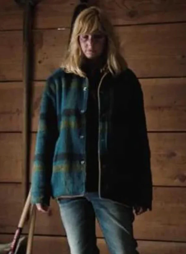 Beth Dutton Yellowstone Blue Flannel Jacket