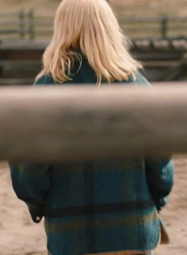 Beth Dutton Yellowstone Blue Flannel Jacket