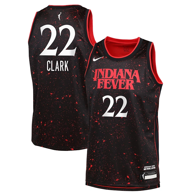 Youth Nike Caitlin Clark Black Indiana Fever Stranger Things Victory Jersey - Rebel Edition in Coquitlam, BC