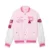 LoveShackFancy Pink Varsity Jacket