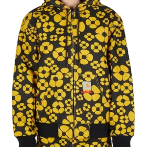 Marni X Carhartt WIP Hooded Floral Print Jacket