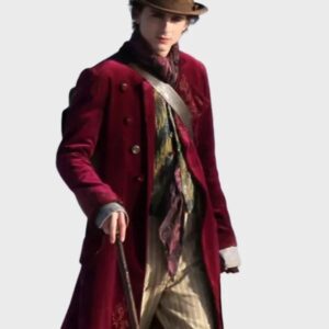 Timothee Chalamet Wonka 2023 Coat