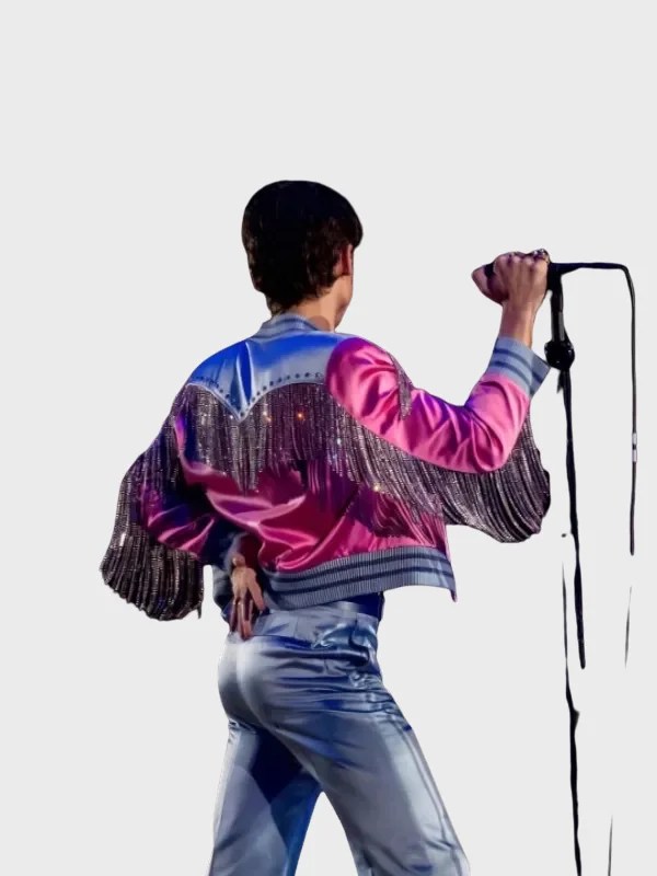 Love On Tour Harry Styles Pink Fringe Jacket