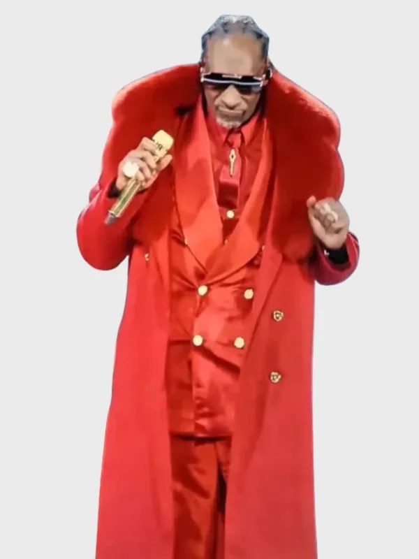 Halftime Show Christmas 2025 Snoop Dogg Red Coat