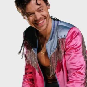 Love On Tour Harry Styles Pink Fringe Jacket