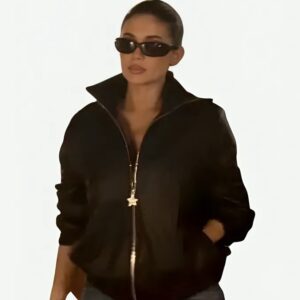 Kylie Jenner LA Event Leather Jacket