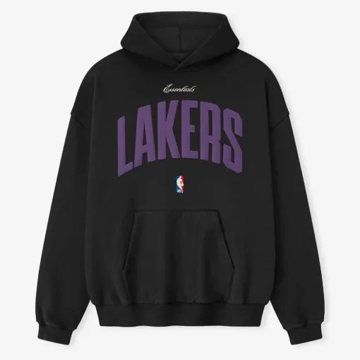 Los Angeles Lakers Fear of God x NBA Black 90’s Hoodie