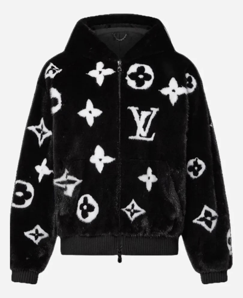 Louis Vuitton Mink Monogram Fur Jacket