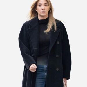 Alice Campello Milan 2026 Black Coat