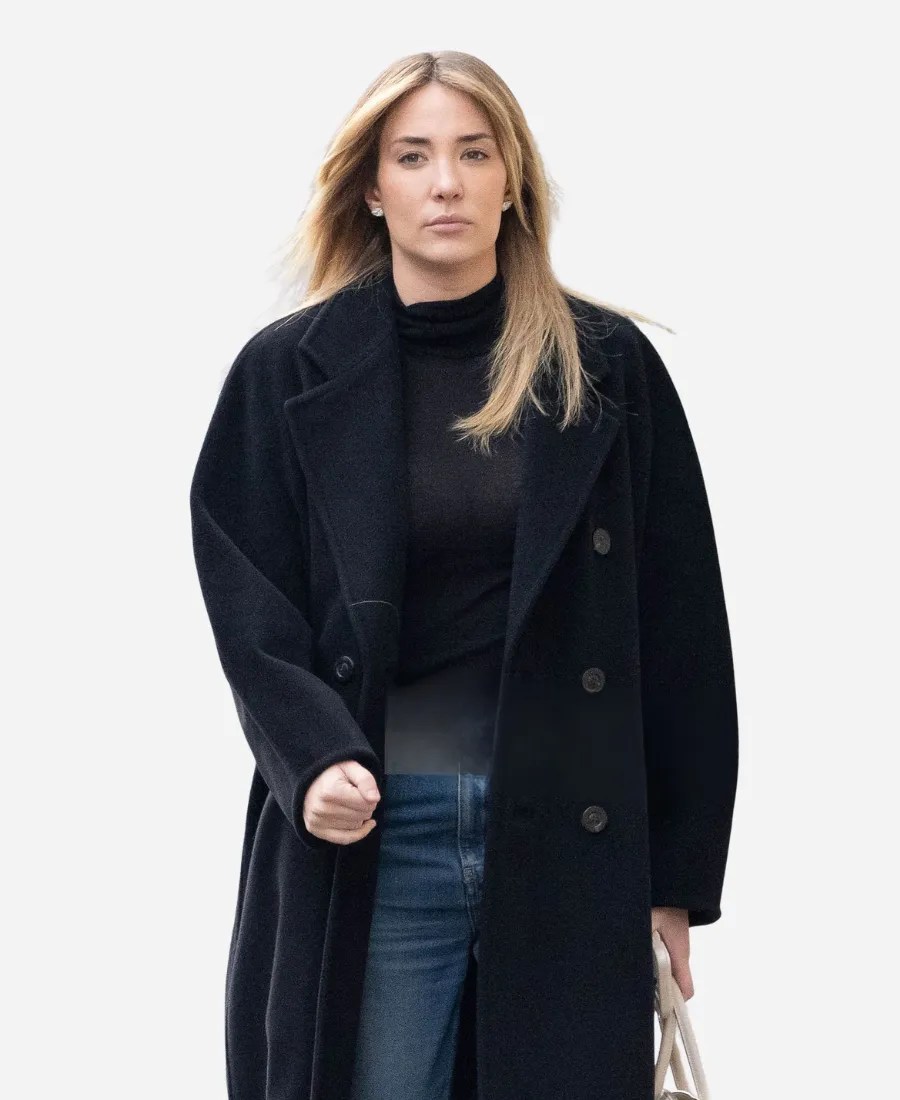 Alice Campello Milan 2026 Black Coat