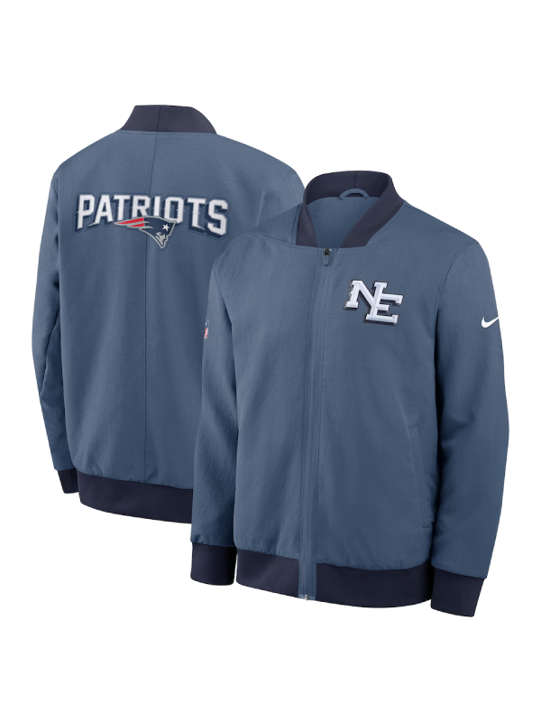 Rivalries Sideline New England Patriots Nike 2025 Bomber Jacket