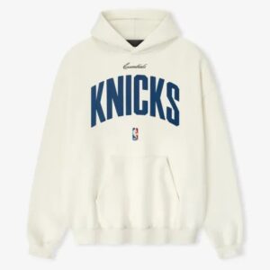 New York Knicks Fear of God x NBA Cream 90’s Hoodie