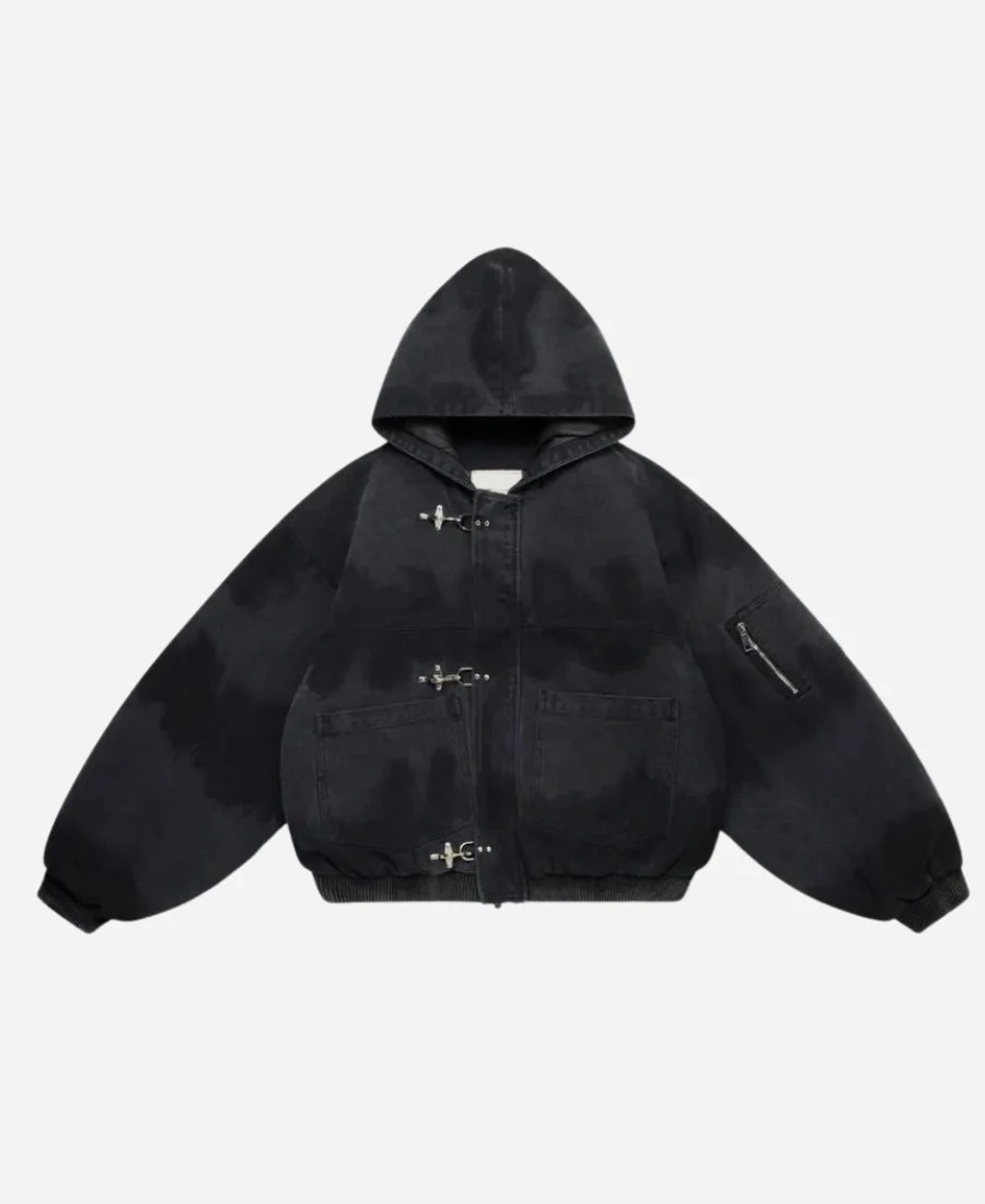 Shinzo Shige 15oz Canvas Clasp Bomber Jacket