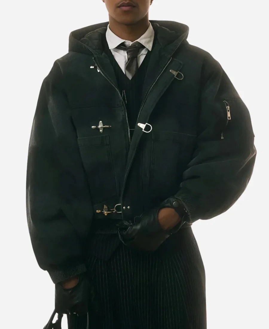 Shinzo Shige 15oz Canvas Clasp Bomber Jacket