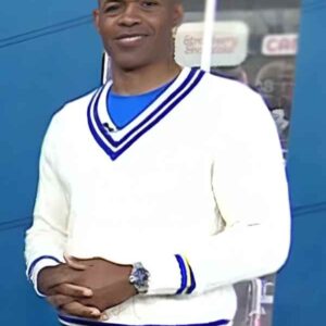 Today Show Dr. Ian Smith Cable Knit V-Neck Sweater