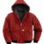 Mens Red Carhartt Hooded Jacket