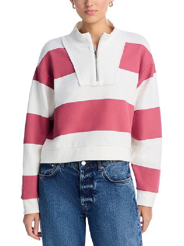 The Four Seasons S2 Tina Fey Colorblock Half Zip Sweatshirt