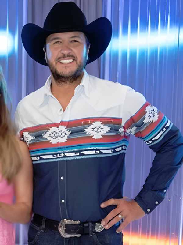 American Idol S23 Luke Bryan Western Shirt