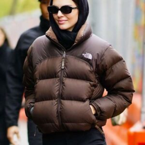 Kendall Jenner Brown Puffer Jacket