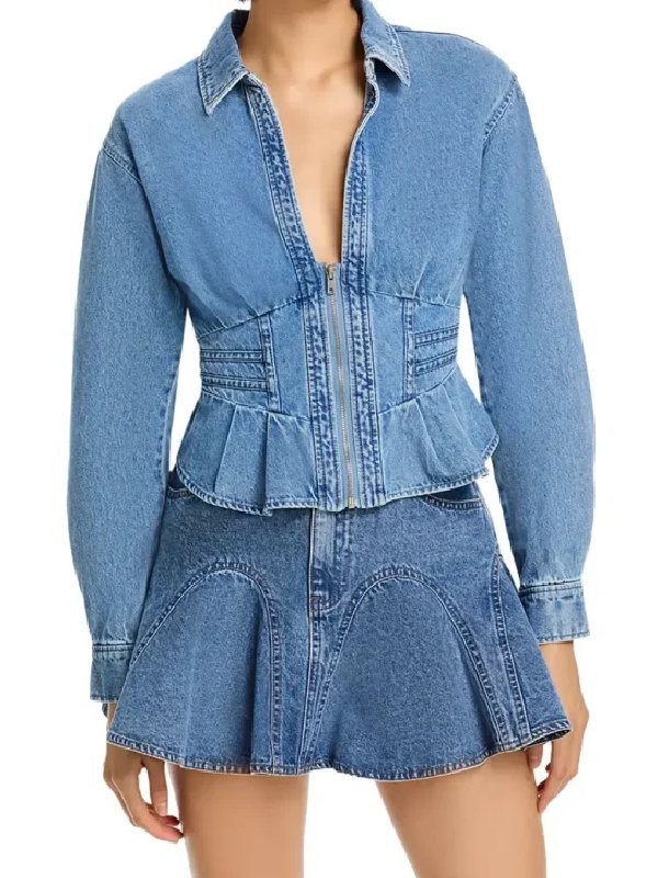 Beyond the Gates 2026 RhonniRose Mantilla Denim Zip Top