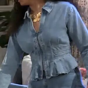 Beyond the Gates 2026 RhonniRose Mantilla Denim Zip Top