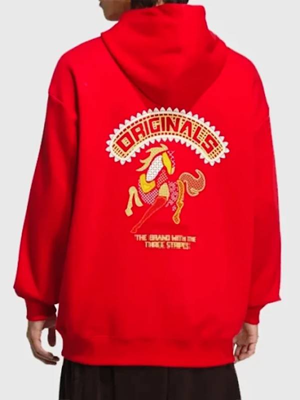 Chinese New Year 2026 Black Hoodie