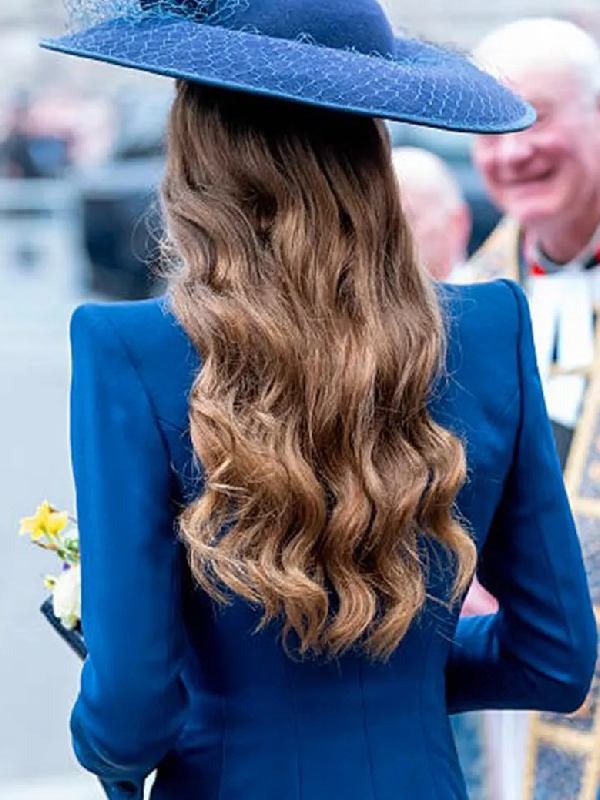 Kate Middleton Blue Coat Dress
