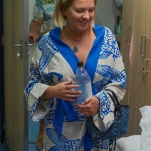 Below Deck Down Under S4 Daisy Kelliher Fish Print Robe