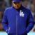 Dave Roberts LA Dodgers Blue Bomber Jacket