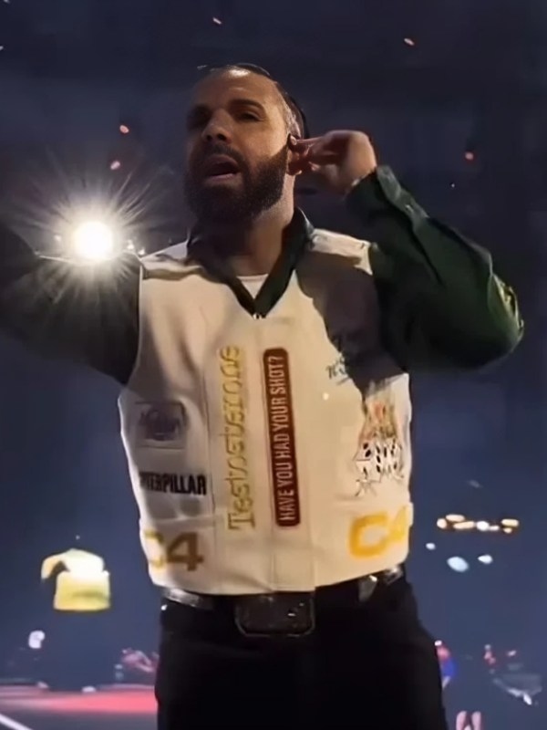 Drake Wireless Festival 2025 White Vest